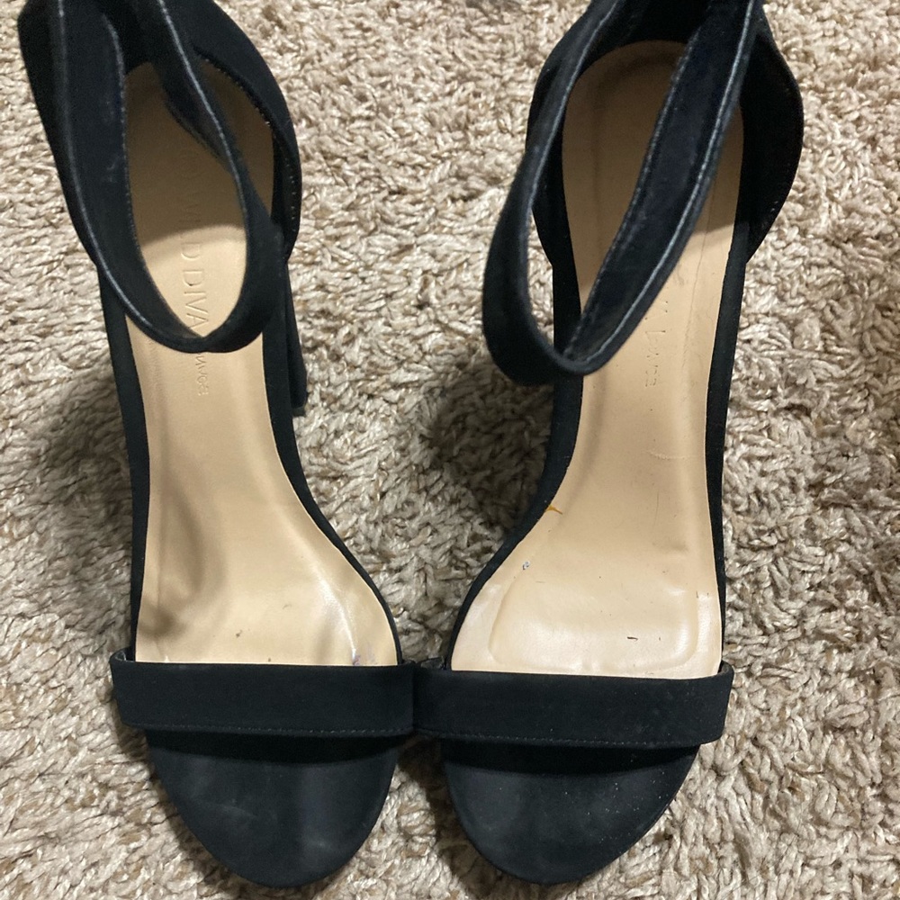 Black 3 inch Heels.